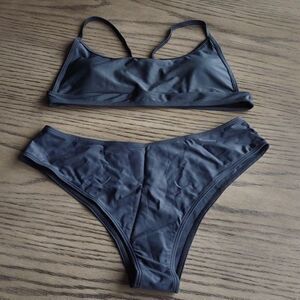 Black Bikini Padded with Adjustable Straps‎ Shein Size L NEW